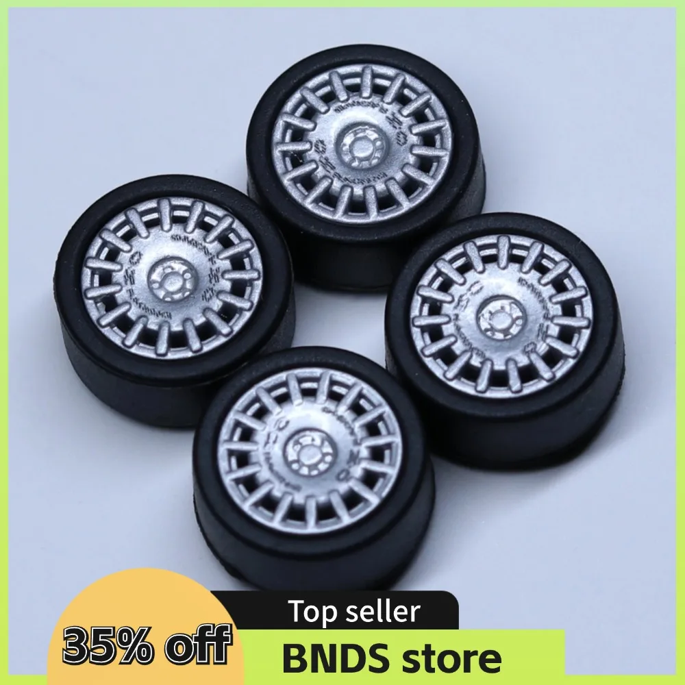 SpeedCG 1/64 ABS Wheels with Rubber Tire Type I1 Modified Parts Diameter 10mm For Model Car Racing Vehicle Toy Hotwheels Tomica