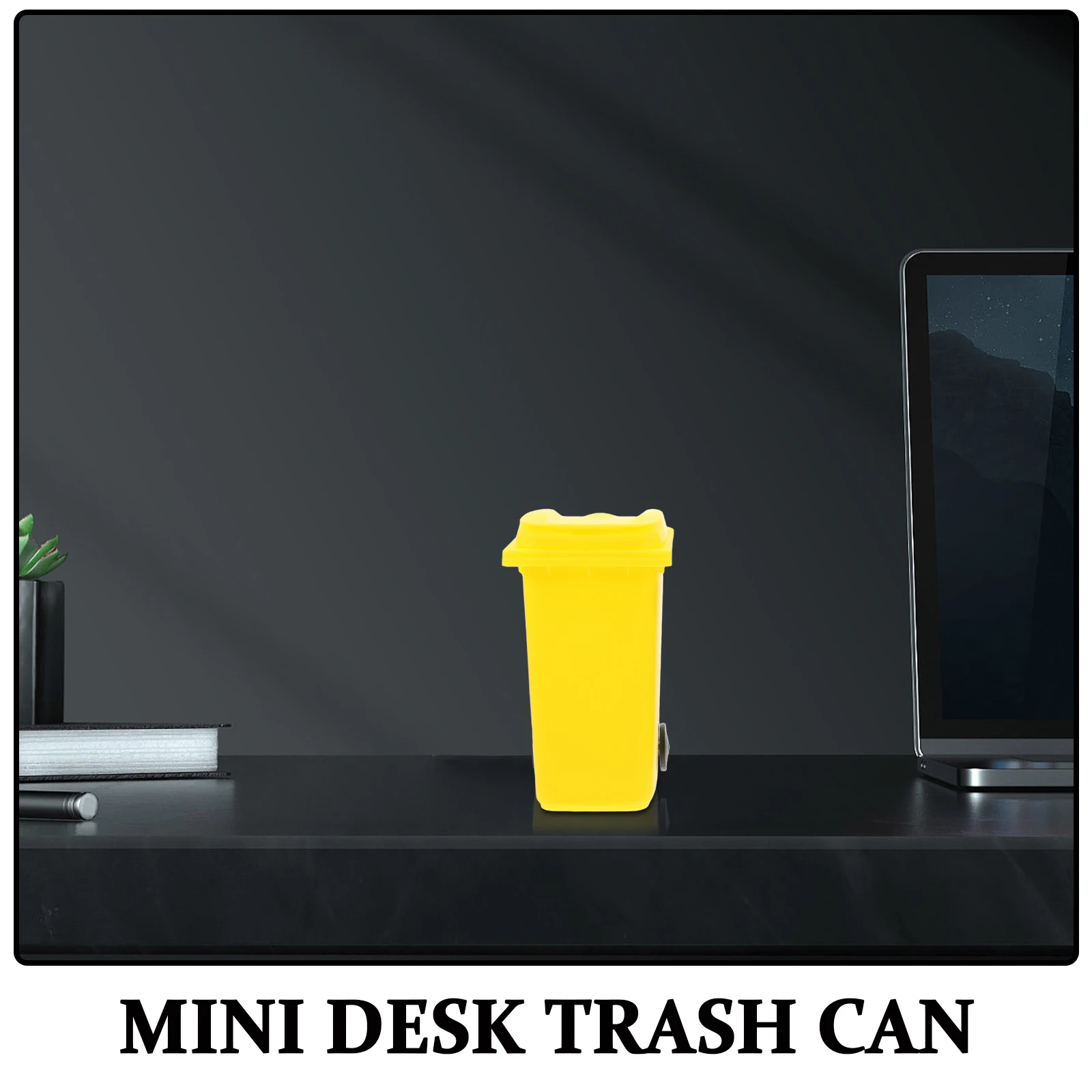 

3Pcs Mini Trash Bin Pen Holder Desktop Organizer Compact Pencil Cup Small Plastic Wastebasket Office School Stationery Storage