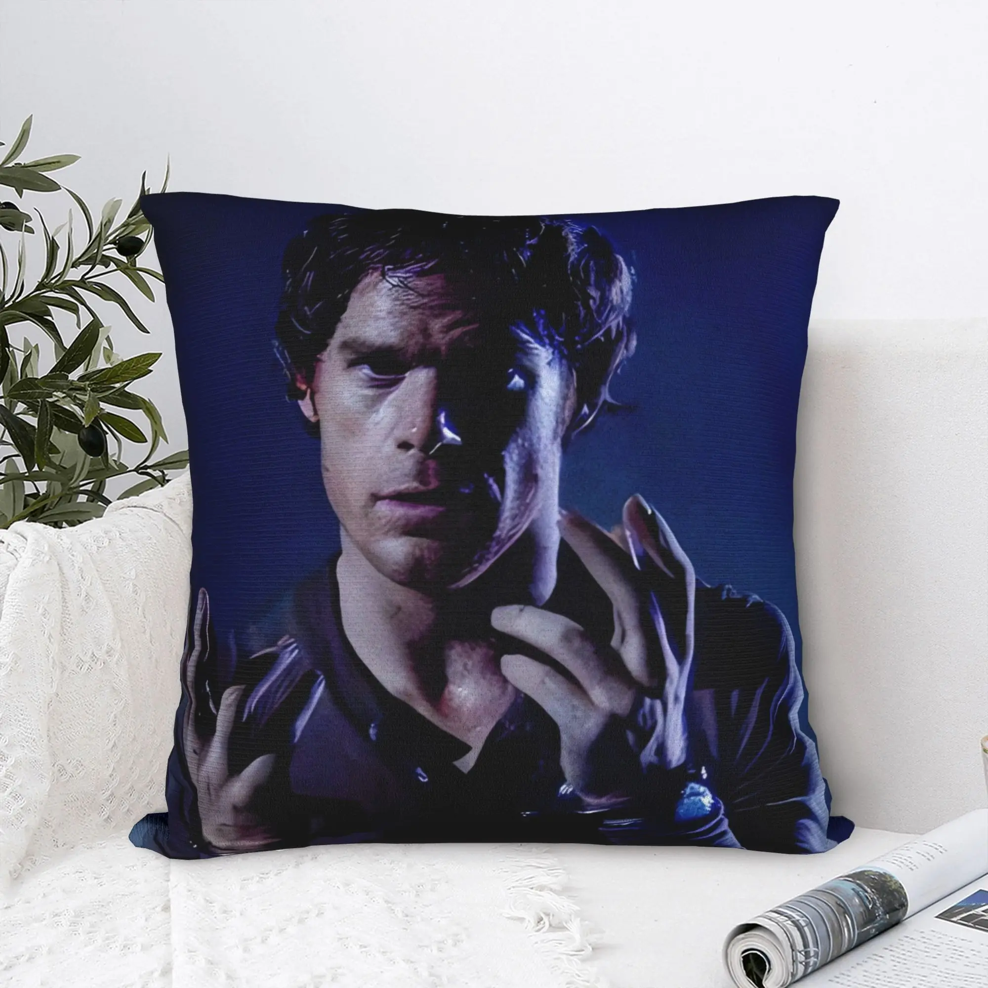 Dexter Morgan Pillow Case  Comfy Pillow Cover For Sofa Home Decoration Cute Funny Pillowcases