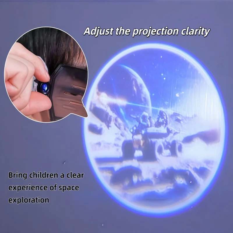 Children's exploration and innovation projection glasses, cognitive light-emitting projector, educational toy