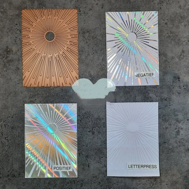 

Sunburst New Metal Cutting Dies Scrapbook Diary Decoration Embossing Template Diy Greeting Card Blade Punch 2023 Arrivals