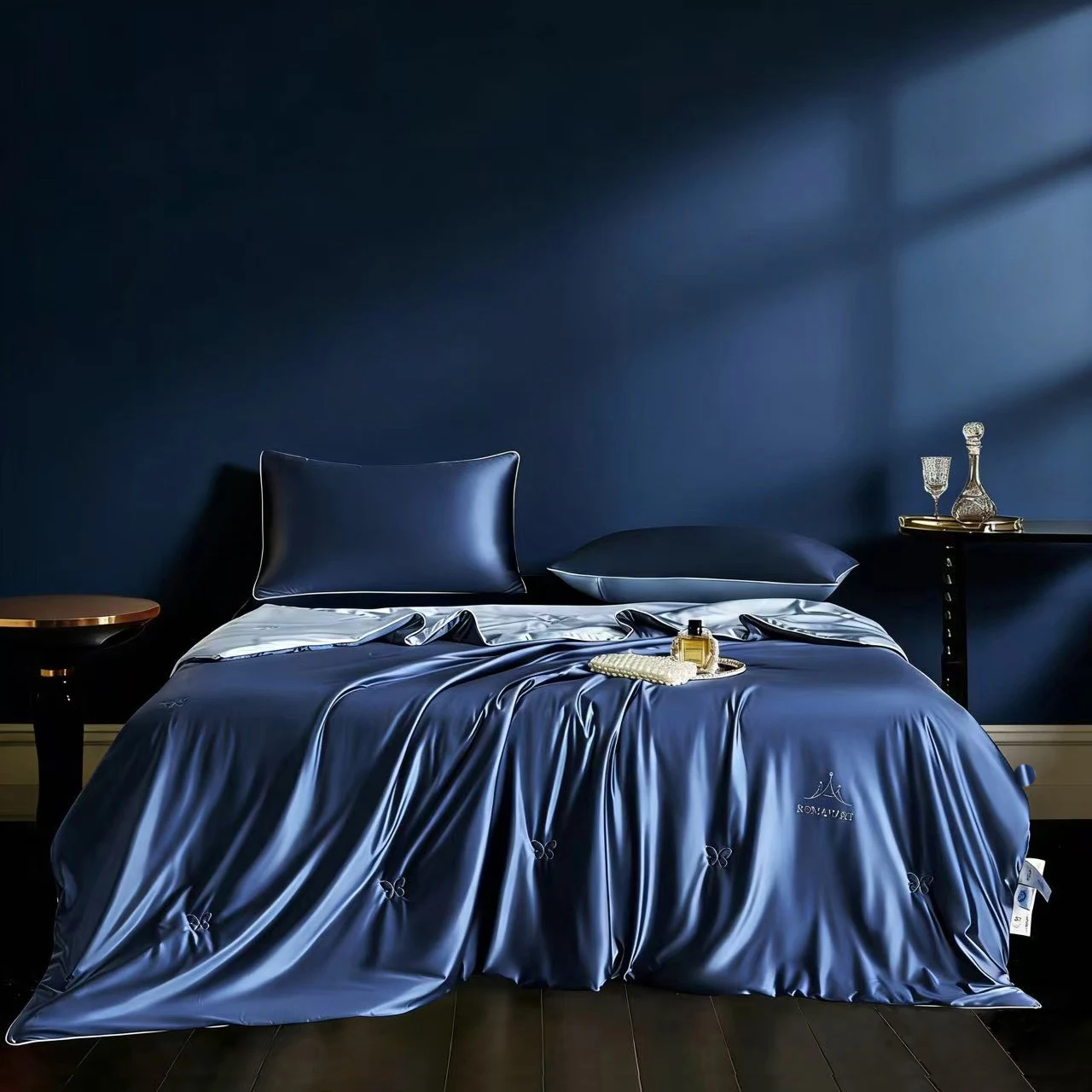 Silk Summer Quilt Washable 100% Silk Filled Quilt Core  Cooling Sensation Comforter Air Conditioning Quilt Mulberry Silk Duvet