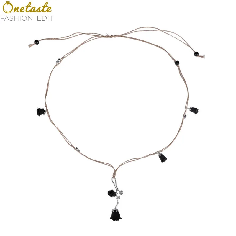 gothic-black-rose-flower-pendant-necklace-for-women-adjustable-rope-chain-khaki-cord-choker-vintage-aesthetic-grunge-jewelry