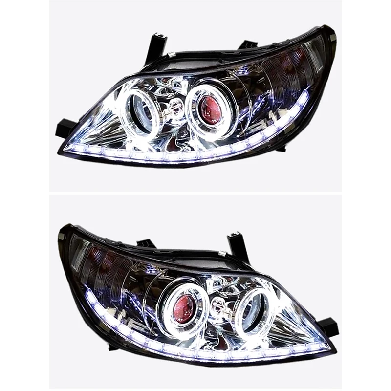 Customized Full LED Headlights For BYD F6 2008-2015 Bi-xenon Projector Lens Front Lamps With DRL view 4