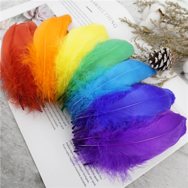 Wholesale Soft Goose Feather 13-18cm Natural Swan Plume for DIY Jewelry Creation Handicraft Accessories Wedding Party Decoration