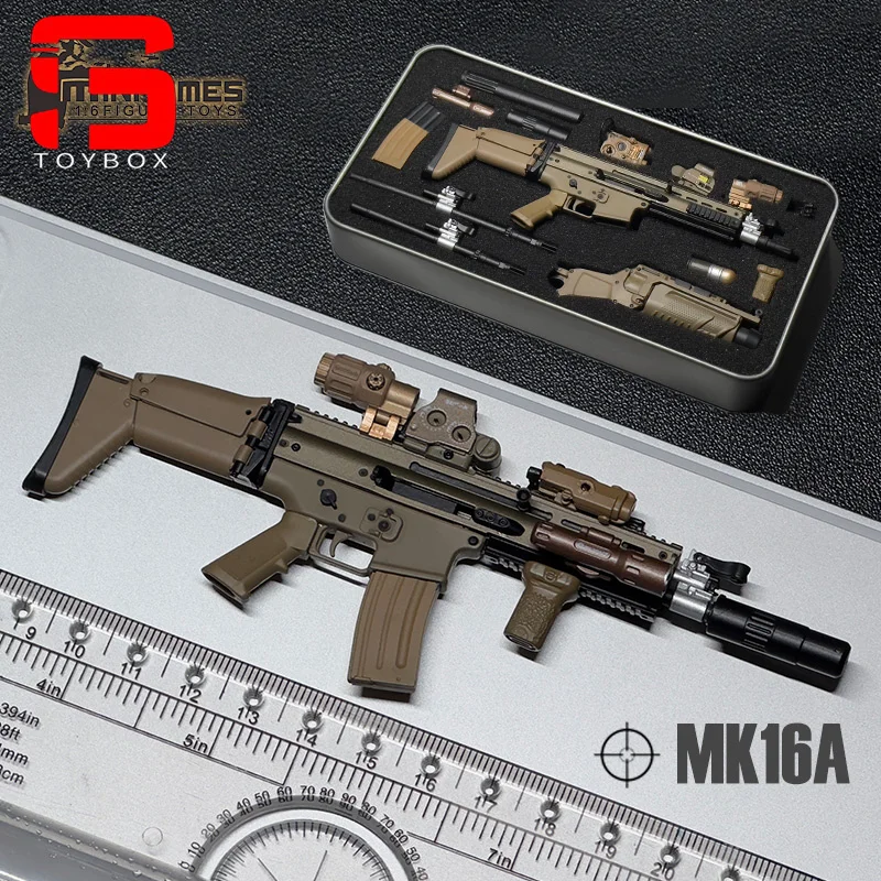 Mini Times Toys 1/6 MK16 MK17 MP7 Plastikowy Model Broni Akcesoria Sceniczne Zabawka dla 12-calowych Figuraków Żołnierzy i Lalek