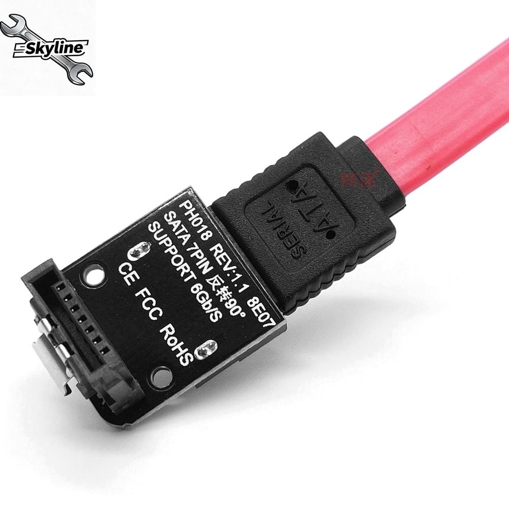 Cable Hard Disk Driver  Adapter 90 Degree Bending Cable for Computer Connection