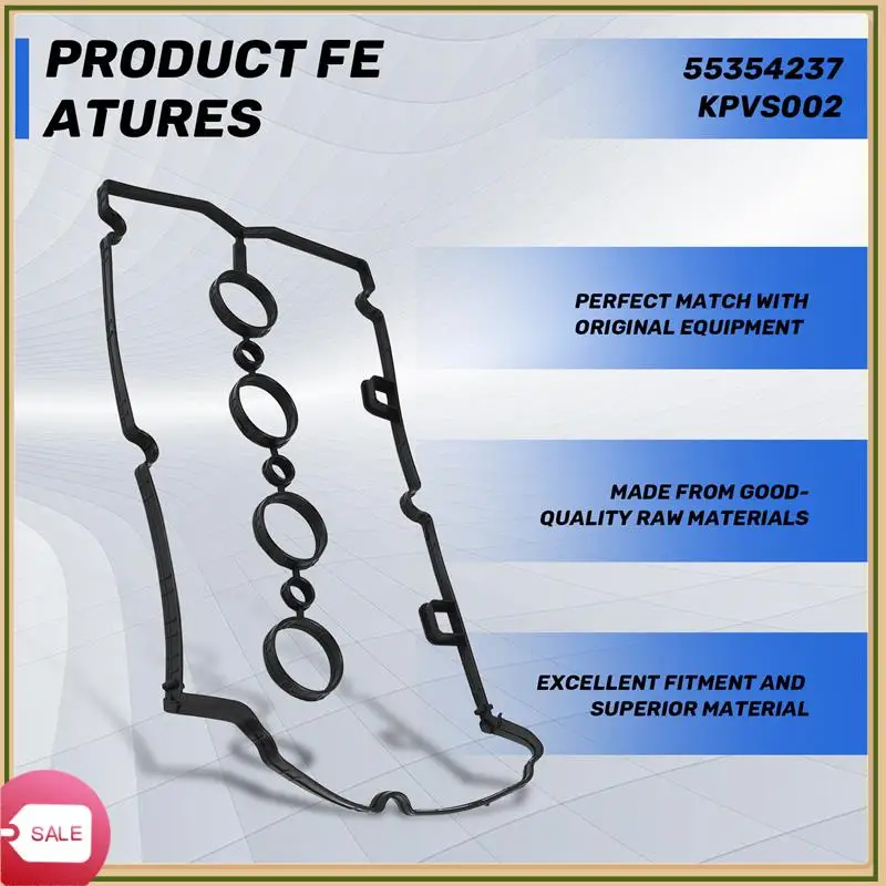 

Unique Valve Cover Gasket For Aveo Cruze Sonic PONTIAC G3 Astra 55354237 - KPVS002
