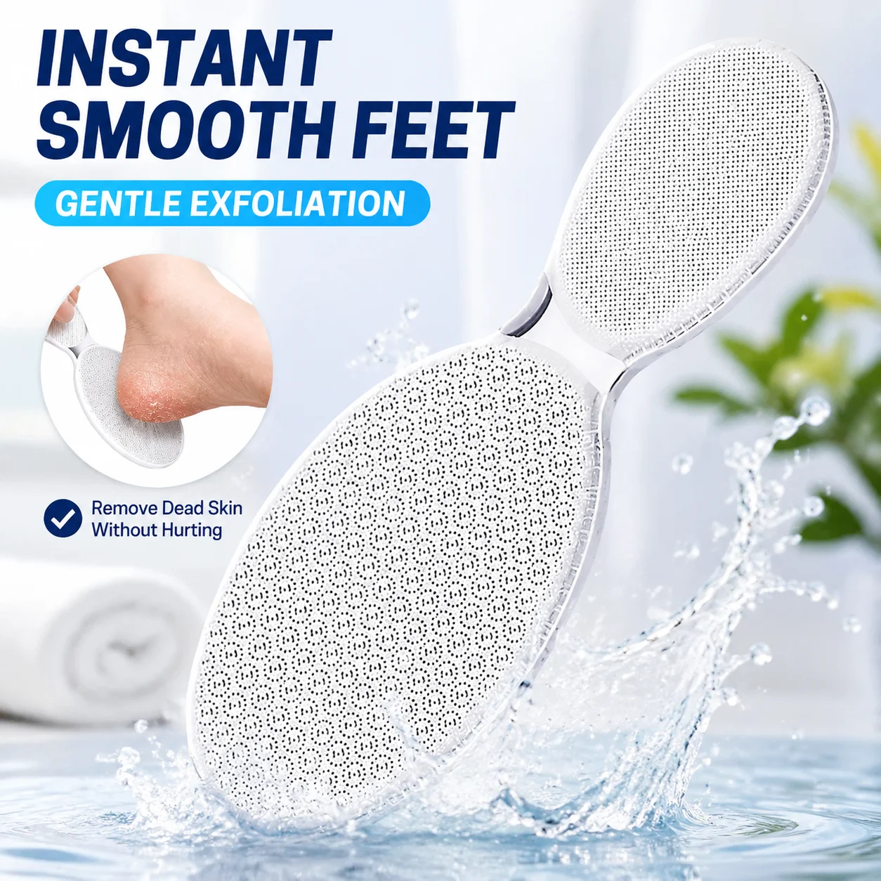 Foot File Callus Remover Dead Skin Scraper Pedicure Care Tool Professional Foot Rasp Scrubber For Smooth Feet