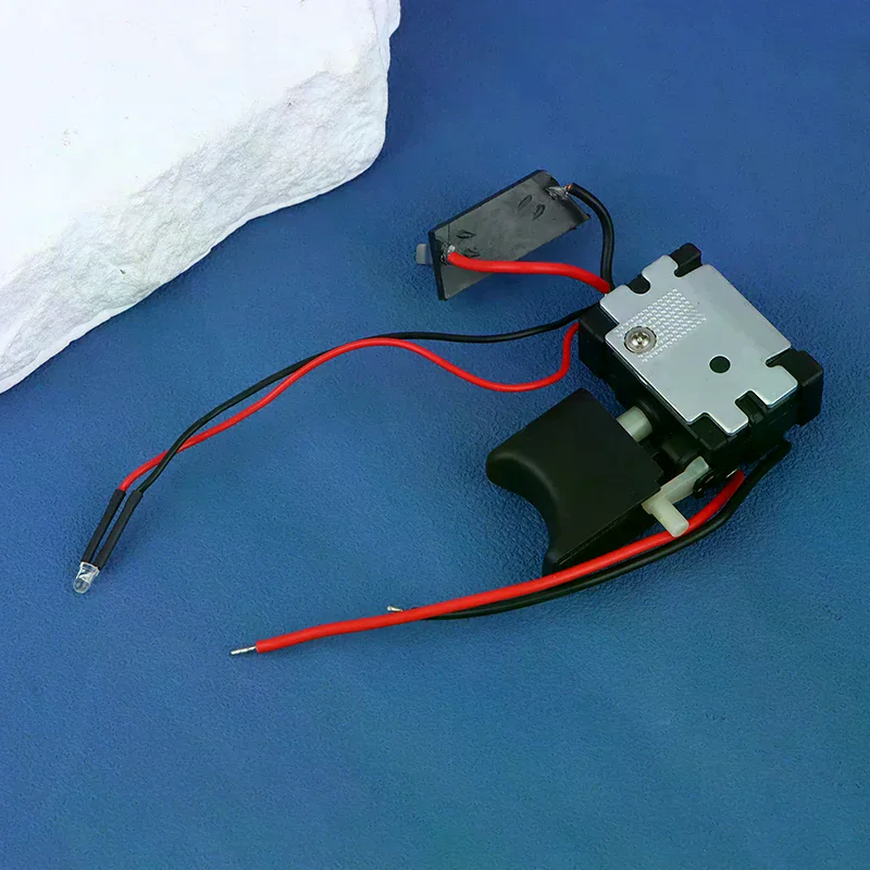 Electric Drill Dustproof Speed Control Push Button Trigger Switch DC Cordless Drill Switch