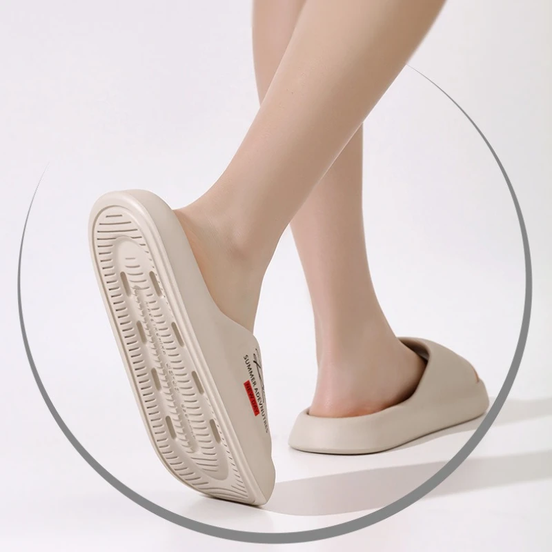 Soft EVA Indoor Bathroom Slippers For Women Men Summer House Shoes Anti-Slip Odor-Resistant Couples Home Shower Beach Slides image 6