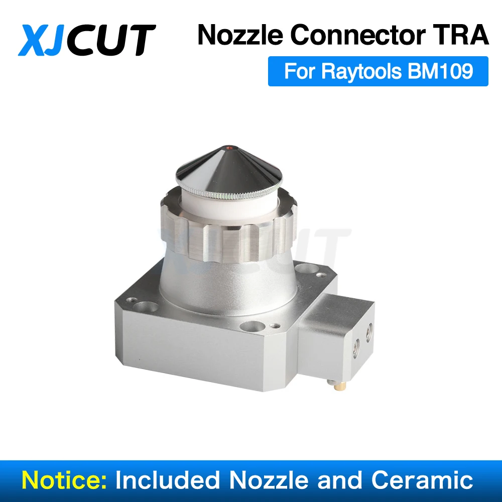 Imagem -03 - Xjcut Raytools Bm109 Bocal Conector Tra para Raytools Fibra Laser Cabeça de Corte Bm109 com Bico Cerâmica