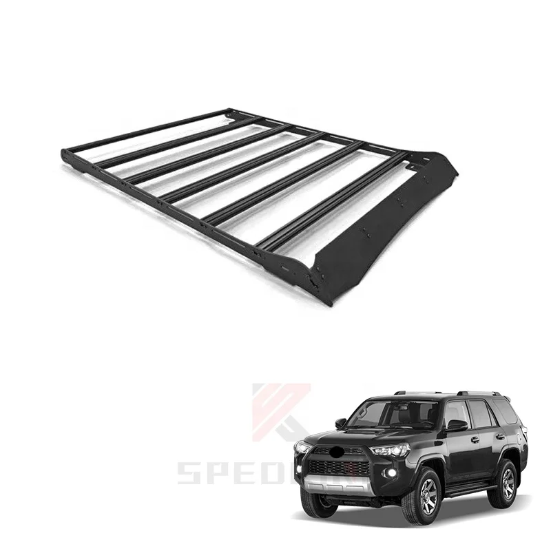 Spedking 2010-2022 Hot Sales Black Aluminum With Cross Bar Roof Rack for 5th Gen 4RUNNER Roof Rack