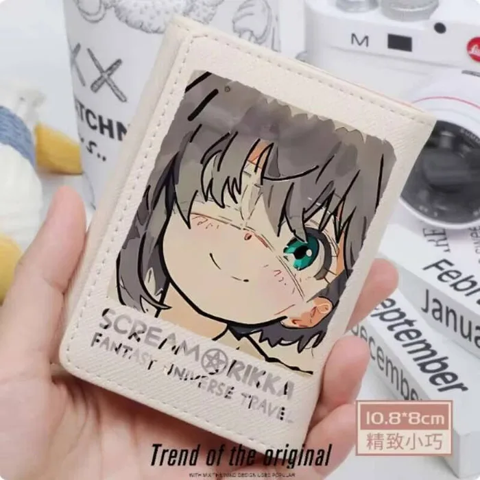 

Love, Chunibyo & Other Delusions Takanashi Rikka, модный кошелек из искусственной кожи, засов для карт, сумка для денег, подарок для косплея B1816, хит