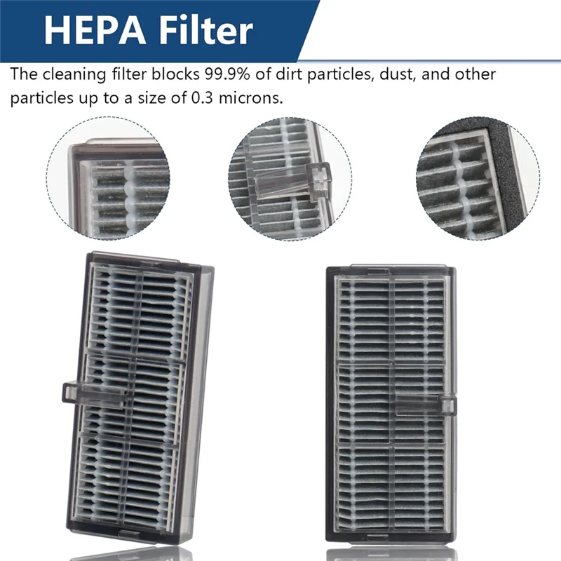 ABHU piezas de repuesto para Dreame X30 Ultra,L10s Pro Ultra Kit de accesorios para aspiradoras, almohadillas de fregona de cepillo principal filtros Hepa