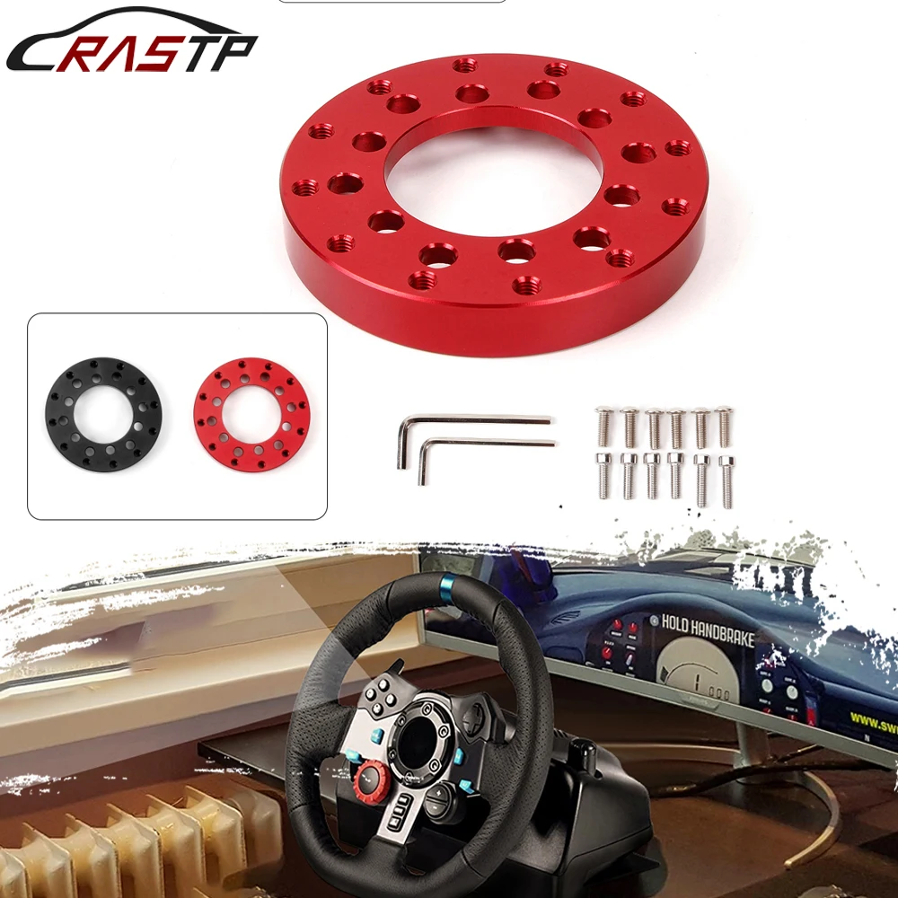 

RASTP-24 Hole Adapter For Logitech G27 G25 PCD Racing Car Game Modificatio Steering Wheel Adapter Plate 70MM RS-QR036