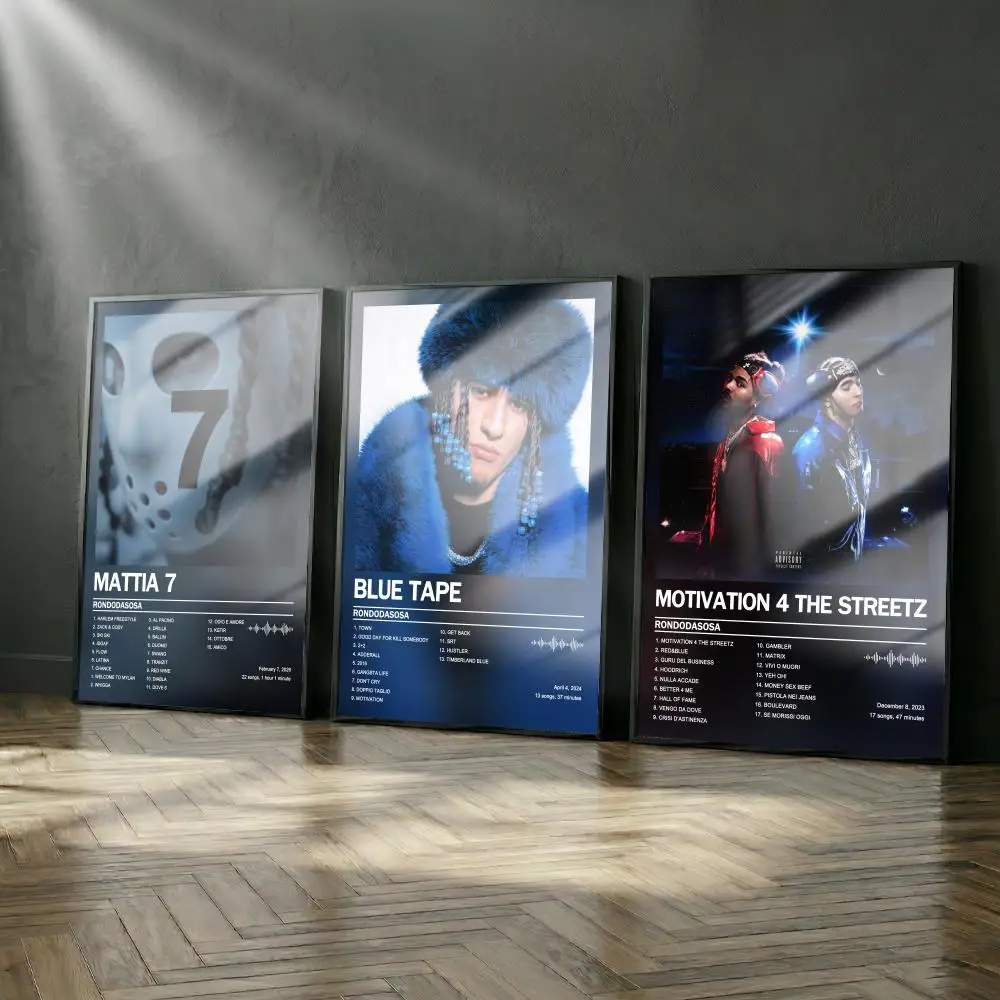 Rondodasosa Poster-Album-Set, modernes Cover-Wandkunstwerk für Zimmer, Leinwandgemälde, Kunstdruck, Heimwanddekoration, Bild, Geschenk