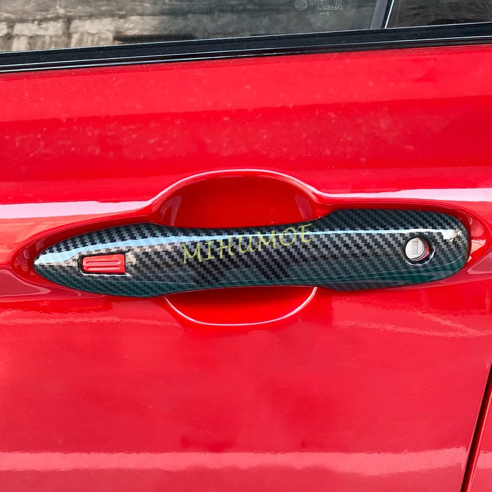 

For 2019-2024 Toyota Corolla Cross Hatch Sedan Touring Sports Suzuki Swace Door Handle Cover Trims Accessories Carbon Fiber