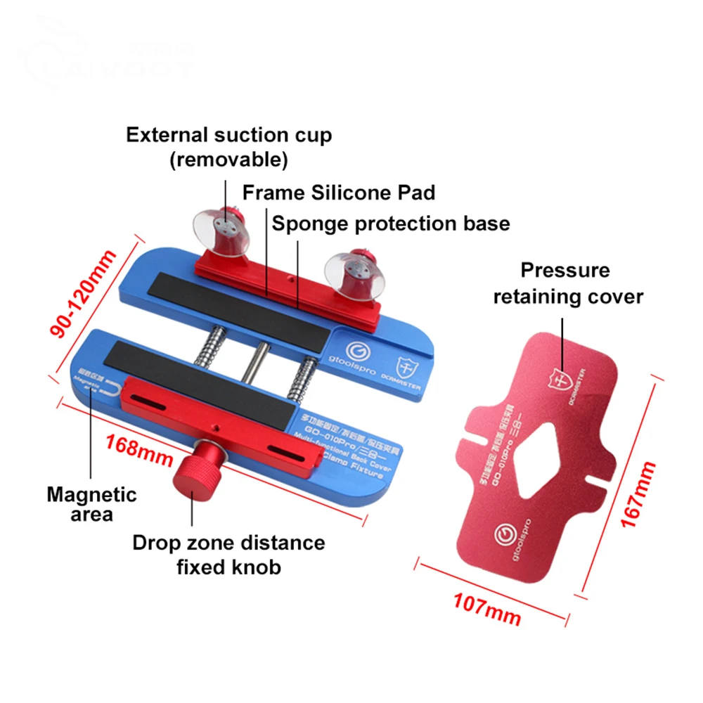 GtoolsPro Multifunctional Back Glass Removal Opener Clamp Fixture LCD Screen Holder Pressure Holding For iPhone Repair Tools Kit