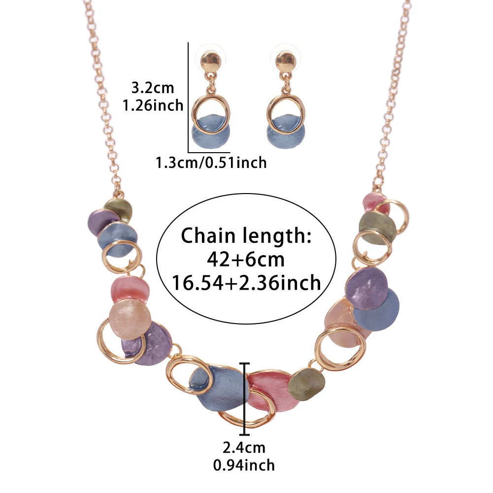 Cring كوكو هندسية المعلقات القلائد المينا المعادن مجوهرات الإكسسوار طوق قلادة قلادة جديدة للنساء الأم هدايا 2022