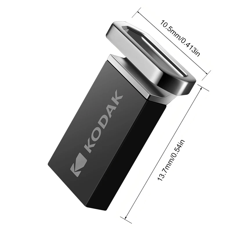 Original KODAK USB3.2 Flash Drive K113 Metal Pendrives High Speed 140MB/s 32GB 64GB 128GB MINI Key Pen Drive for Car Laptop