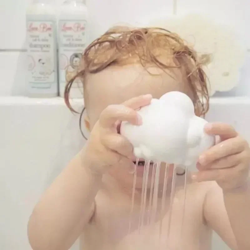 Jouets de bain en forme de nuage pour bébé, arroseur de douche pour enfants, accessoires de design minimaliste