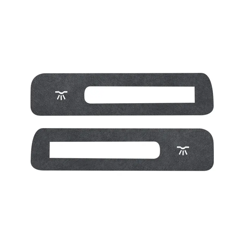 

For ZEEKR 001 2026 001Max 001 Ultra+, Italian Suede Overlay Interior On Rear Back Row Reading Light Frame Decoration Sticker