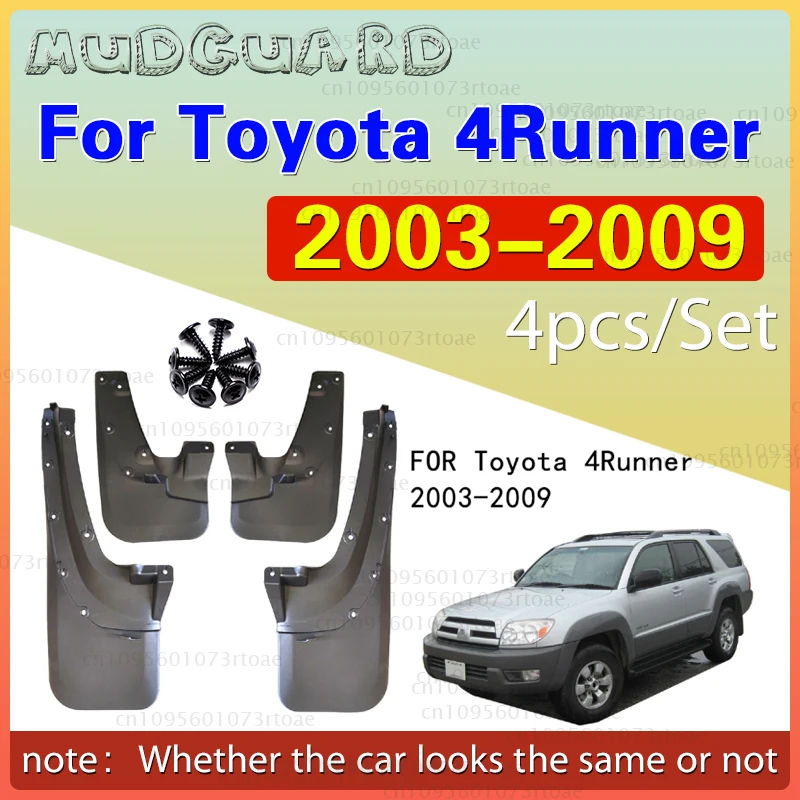 

for Toyota 4Runner N21 2003 2004 2005 2006 2007 2008 2009 Mudguards Fender Flare Rear Mud Flaps Guard Splash Fenders Accessories