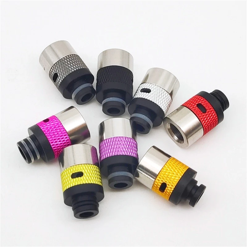 

1Pc 510 Drip Tip Adjustable Airflow Stainless Steel Aluminum Plastic Straw Joint
