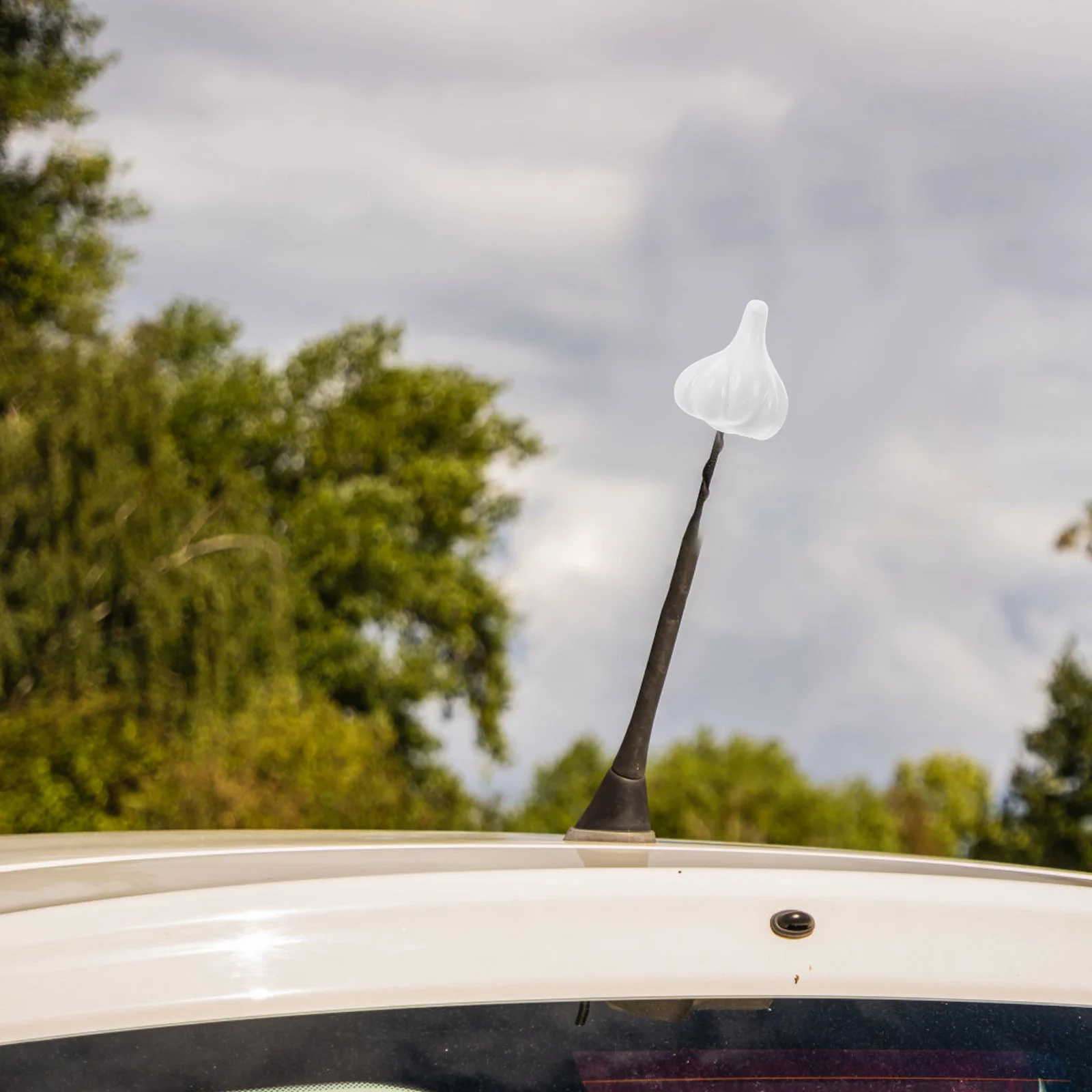 

Realistic Garlic Simulation Car Antenna Topper Cute Auto Exterior Decor Universal Vehicle Roof Decoration Car Decoration