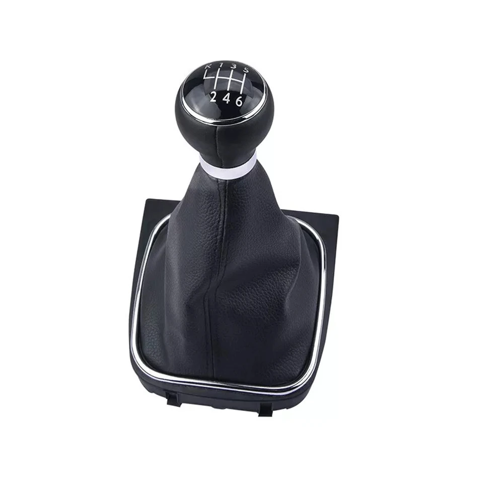 Gear Shift Boot Knob Replacement for EOS For Golf 5 V 6 VI For Jetta Unique Black Design for 6 Speed Gearboxes