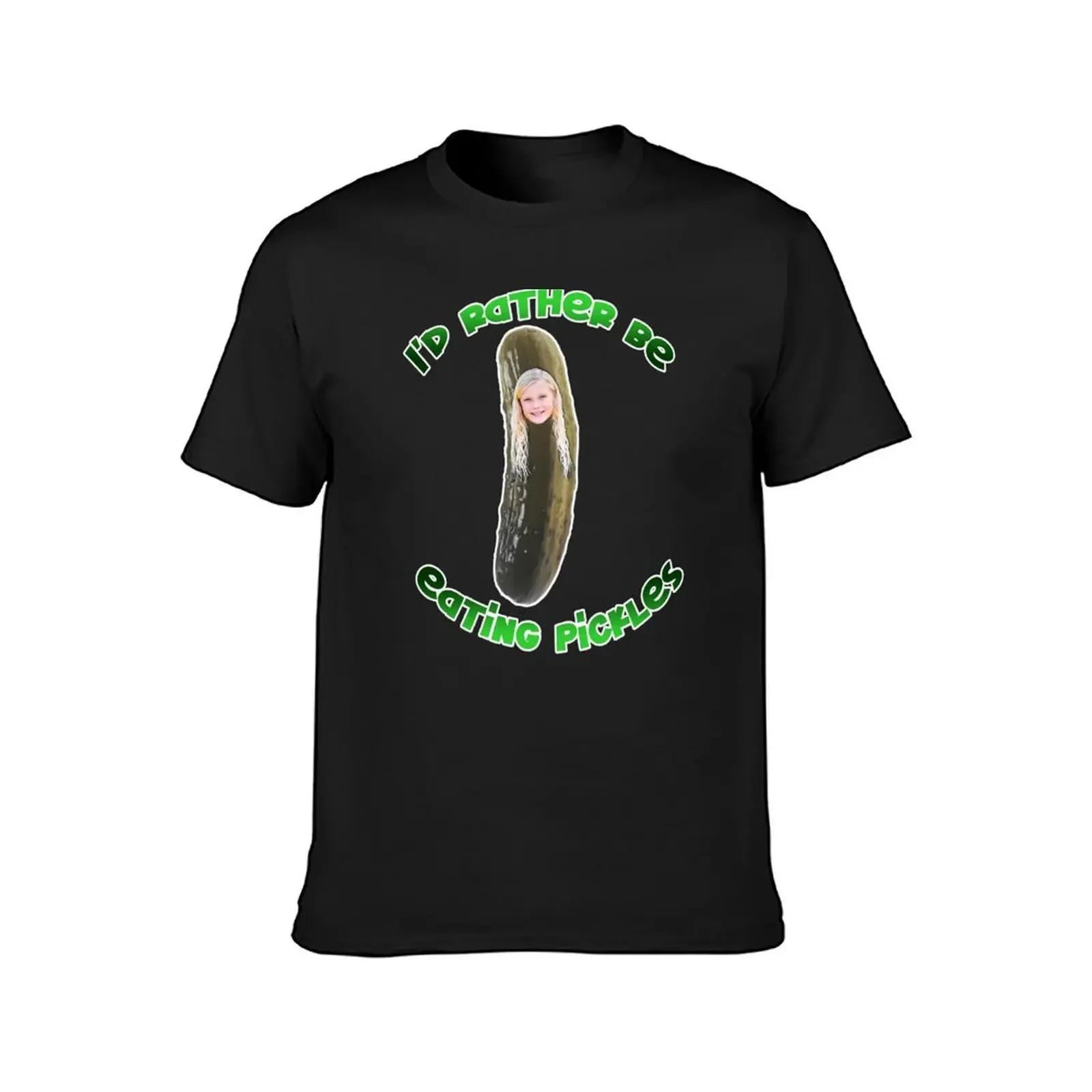 Ora Would Rather Be Eating Pickles T-Shirt man clothes quick drying workout shirts for men