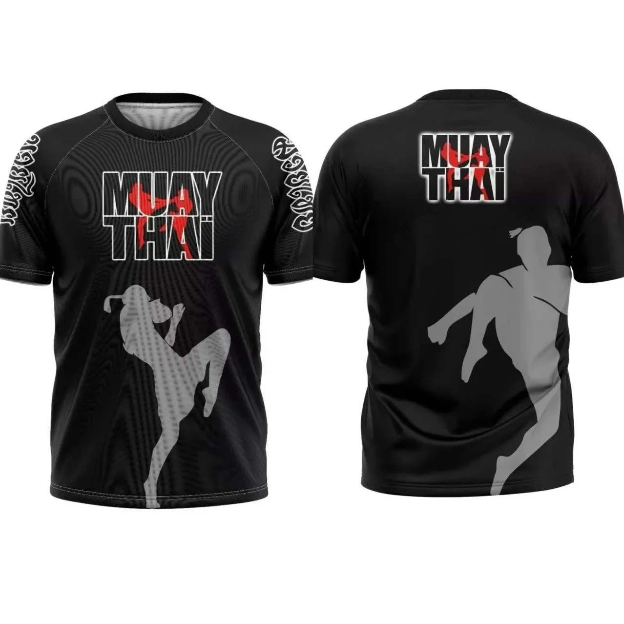 

Men's Quick Dry Fight T-Shirt, Comfortable Casual Breathable Sweat Absorbing Short Sleeve Fitness Boxing New Collection Moto