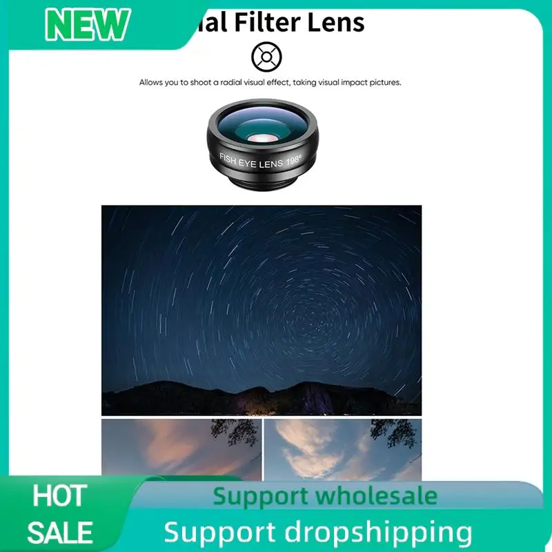 Solid 10 In 1 Mobile Phone Lens Kit 22X Telephoto Lens Fisheye Lens+Wide Angle Macro Lens+CPL Filters For All Smartphones