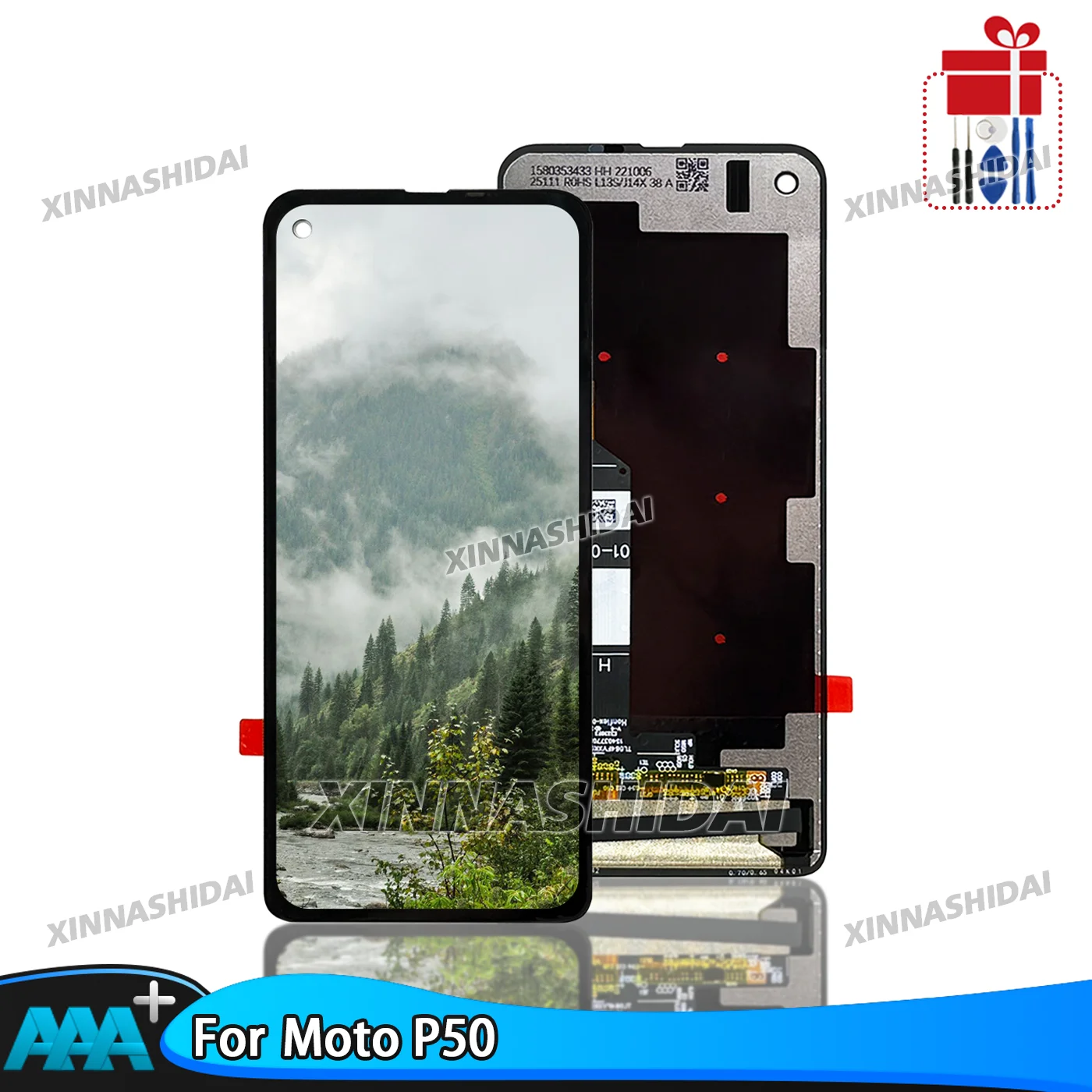 Tested New LCD For Motorola Moto P50 LCD Display Touch Screen Sensor Panel Digiziter Assembly New For Moto P50 LCD