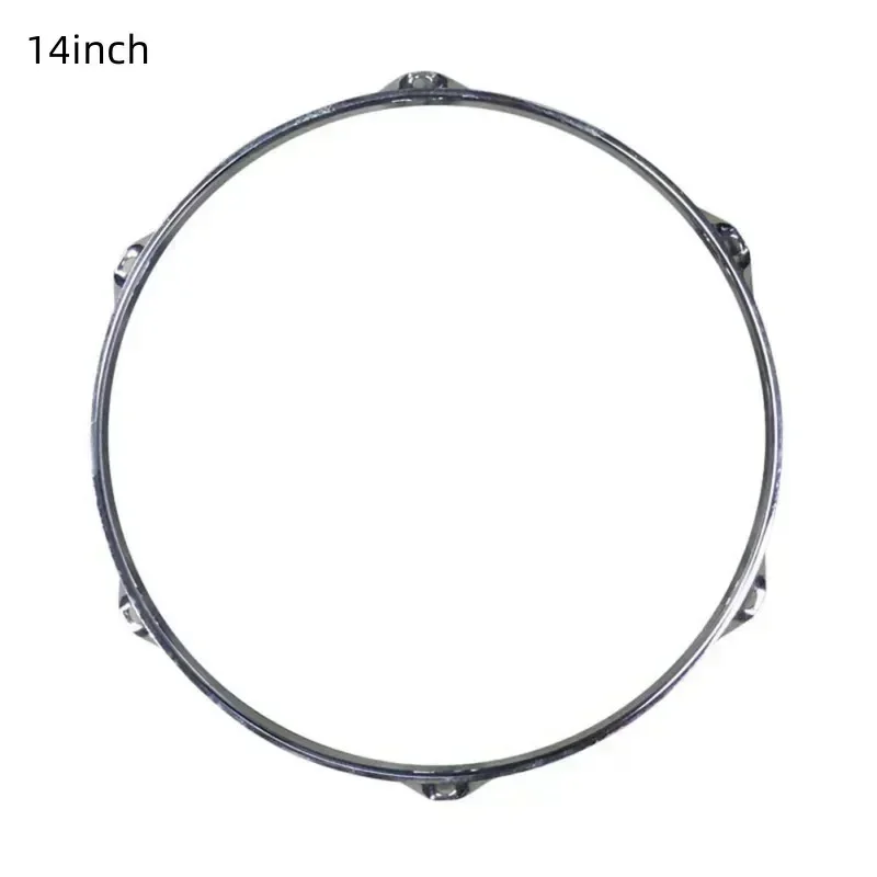 High-Quality Replacement Snare Drum Hoops Sturdy tools For 8 10 12 14 Inch Zinc Alloy Silver Music Instruments Accessories