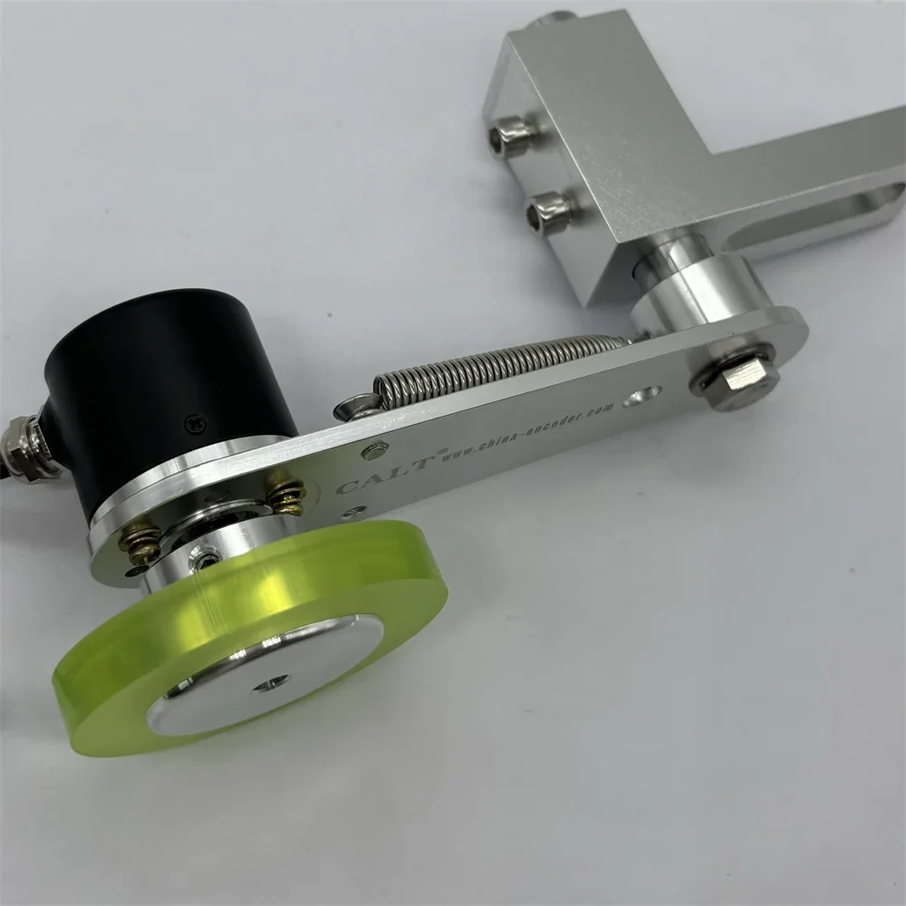 

In stock L type wheel rotary encoder CALT GHW38 series distance measuring wheel with encoder