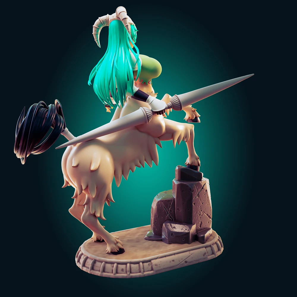 Figurine en résine NSFW Centaur Oderschvank FUTA, jouet artisanal, Statue de réduction Miniature non assemblée, Kit non peint, 1/24