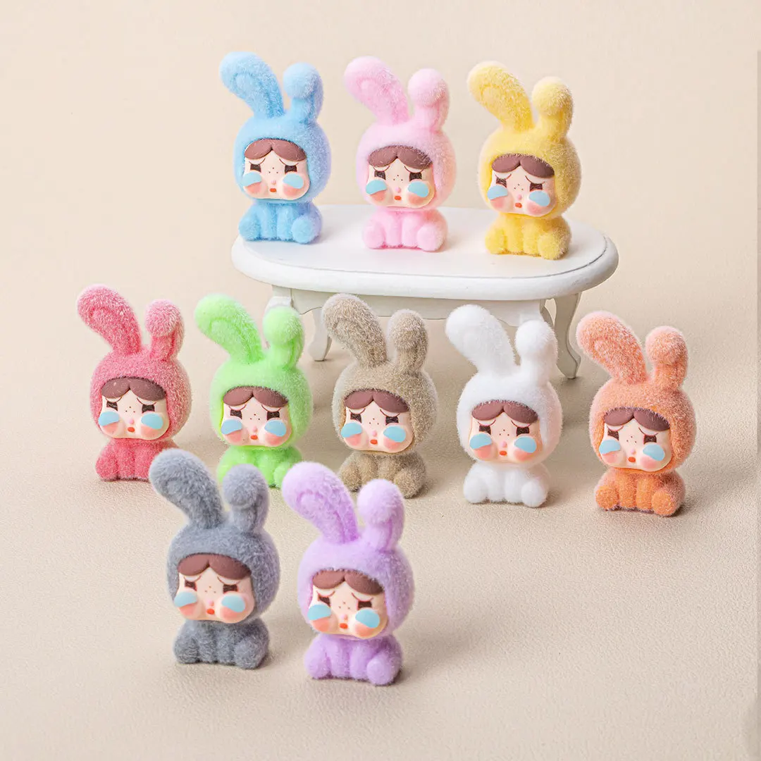 

New Anime Flocked Diy Action Figure Decorative Pendant Desktop Kawaii Dolls Car Ornaments Toy Christmas Gifts