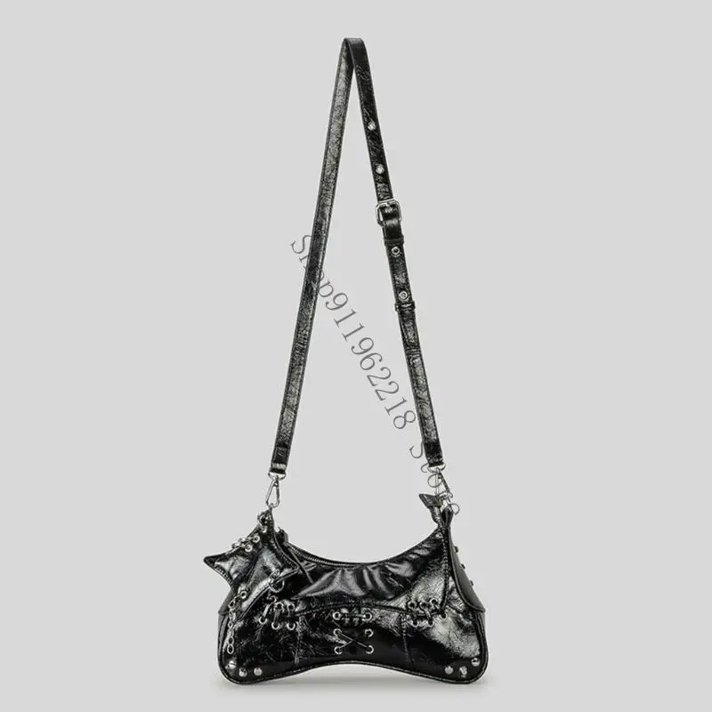 

Fashionable PU Leather Underarm Bag Crossbody Handbag for Travel Work 066F