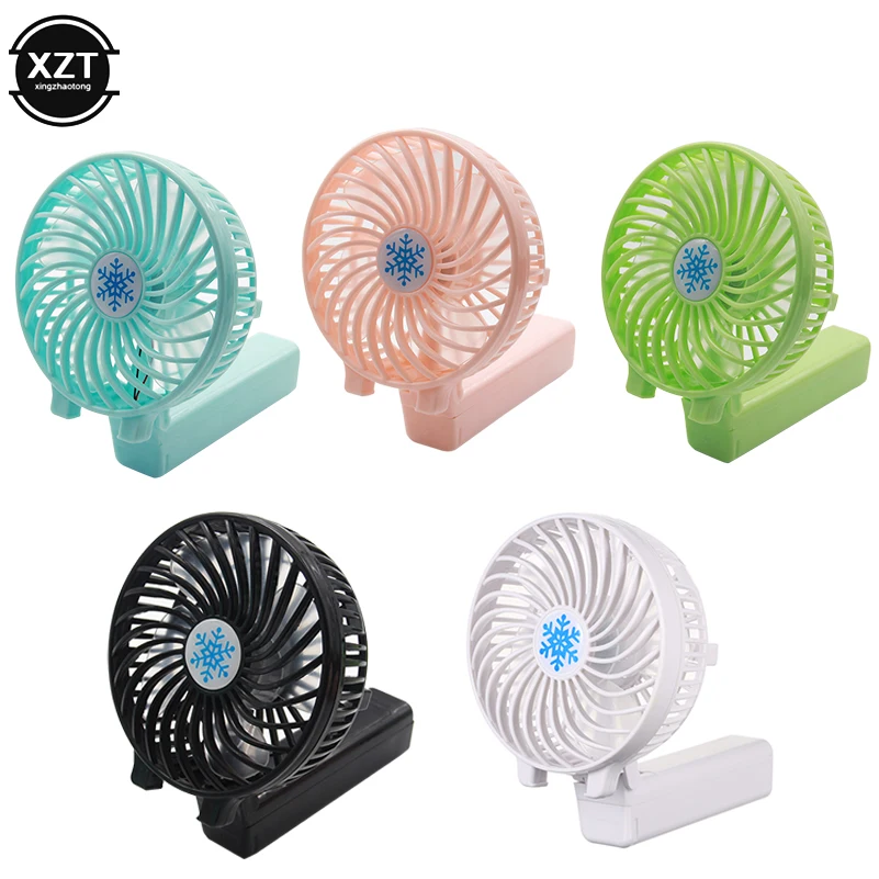 Mini ventilateur de bureau USB, portable, chargement USB, pour bureau, voyage, dortoir, options multicolores