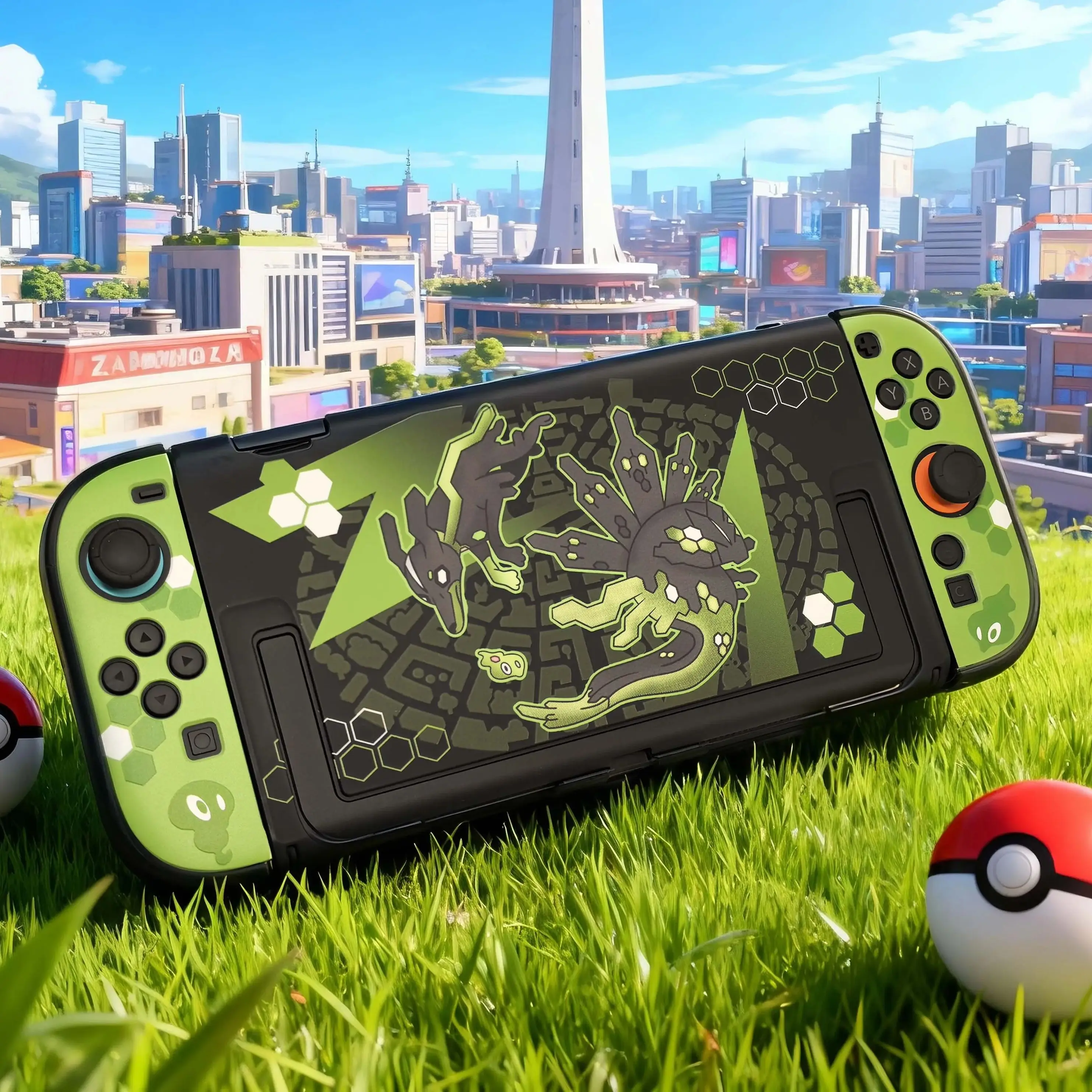 LEGENDS Z-A Funda protectora para Switch 2, diseño de carcasa dividida de dos piezas - Accesorios para consola NS2/OLED Cubierta para juegos