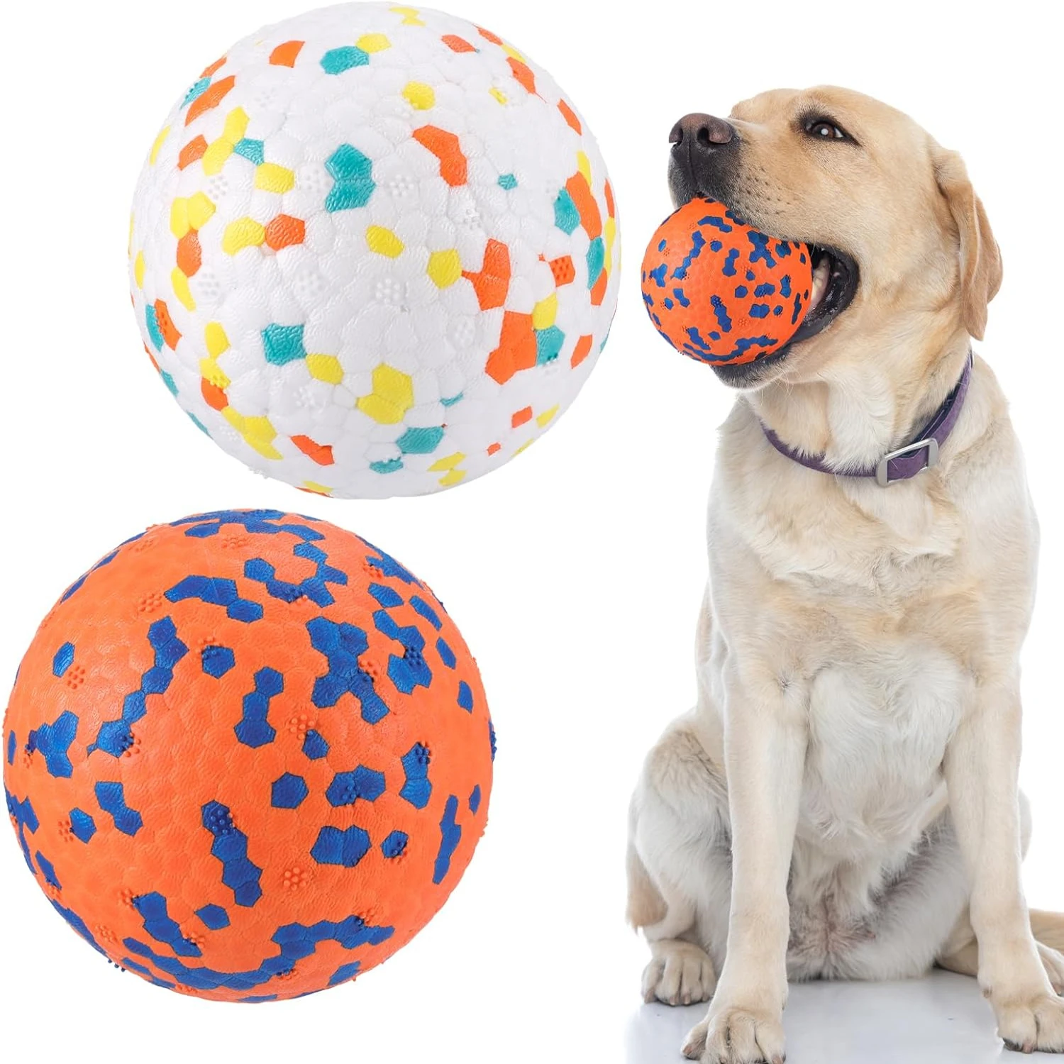 

Enhance your furry friend's playtime with colorful, resilient, and interactive soft grip tennis balls! Boost your pup's happines