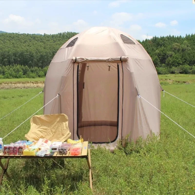 Portable Inflatable Camping Tent Quick Automatic Opening Waterproof Large Space Tents Outdoor Family Travel Camping Equipment