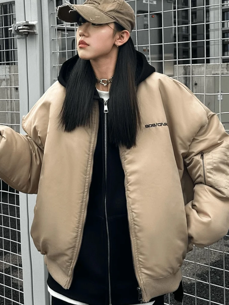 

American Sle Pilot Jaet Cotton Coat ex Winter ape ort Cotton Jaet Cleanfit Baseball Sle Cotton Clothes