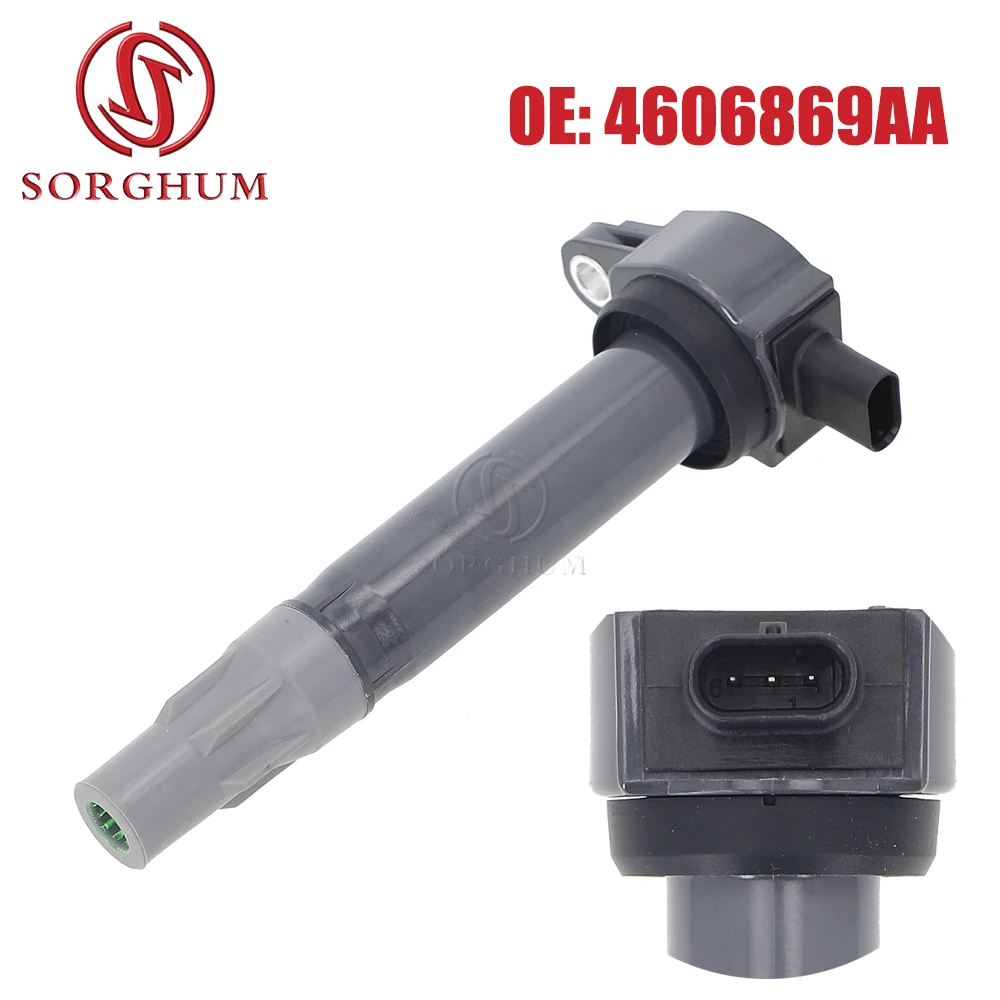 

SORGHUM Ignition Coil 4606869AD For Dodge Journey Avenger Grand Caravan V6 Chrysler 300C 2.7L 3.5L 04606869AB 4606869AA UF502