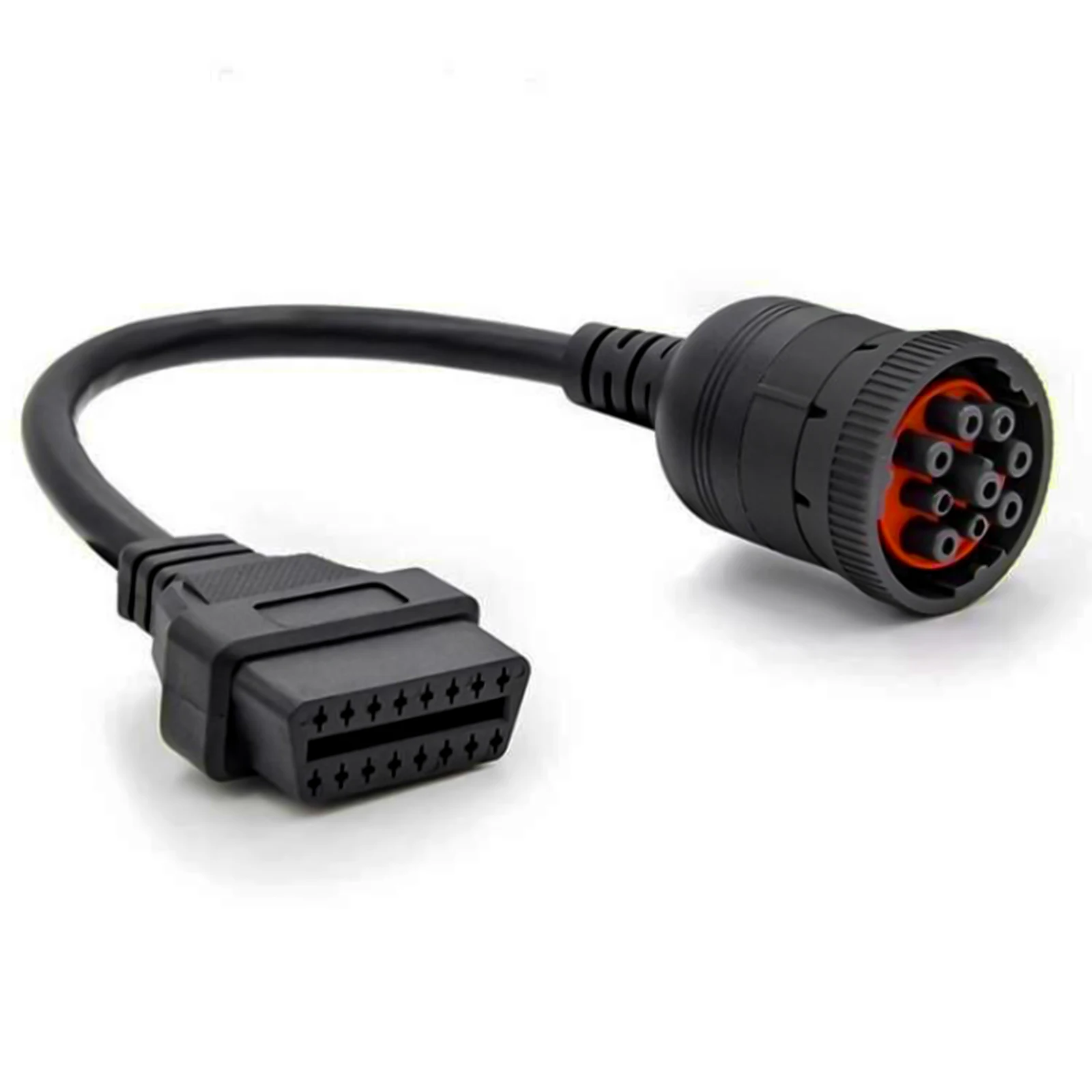 J1939 OBD-Kabel 9-polig auf 16-poliges Heavy Duty Truck OBD2-Diagnose-Adapterkabel für Cummins 0,3 m J1939 OBDII-Konverter-Anschluss – Detail 12