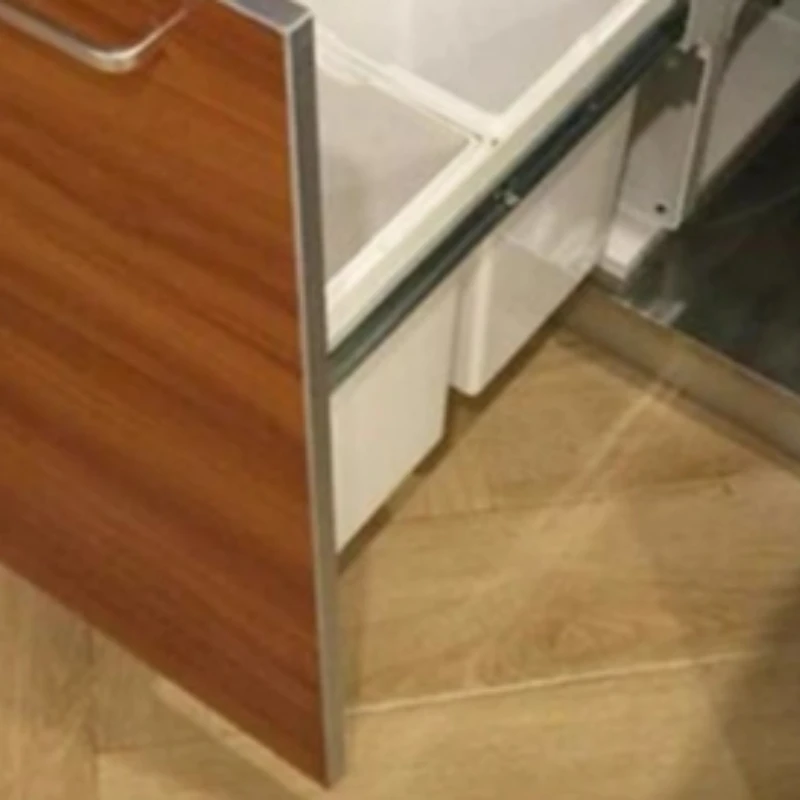 Вставной мусорный бак, ведро для сортировки с дверью, корзина для хранения с двойной крышкой, большая корзина для чистки, кухонная корзина для мусора