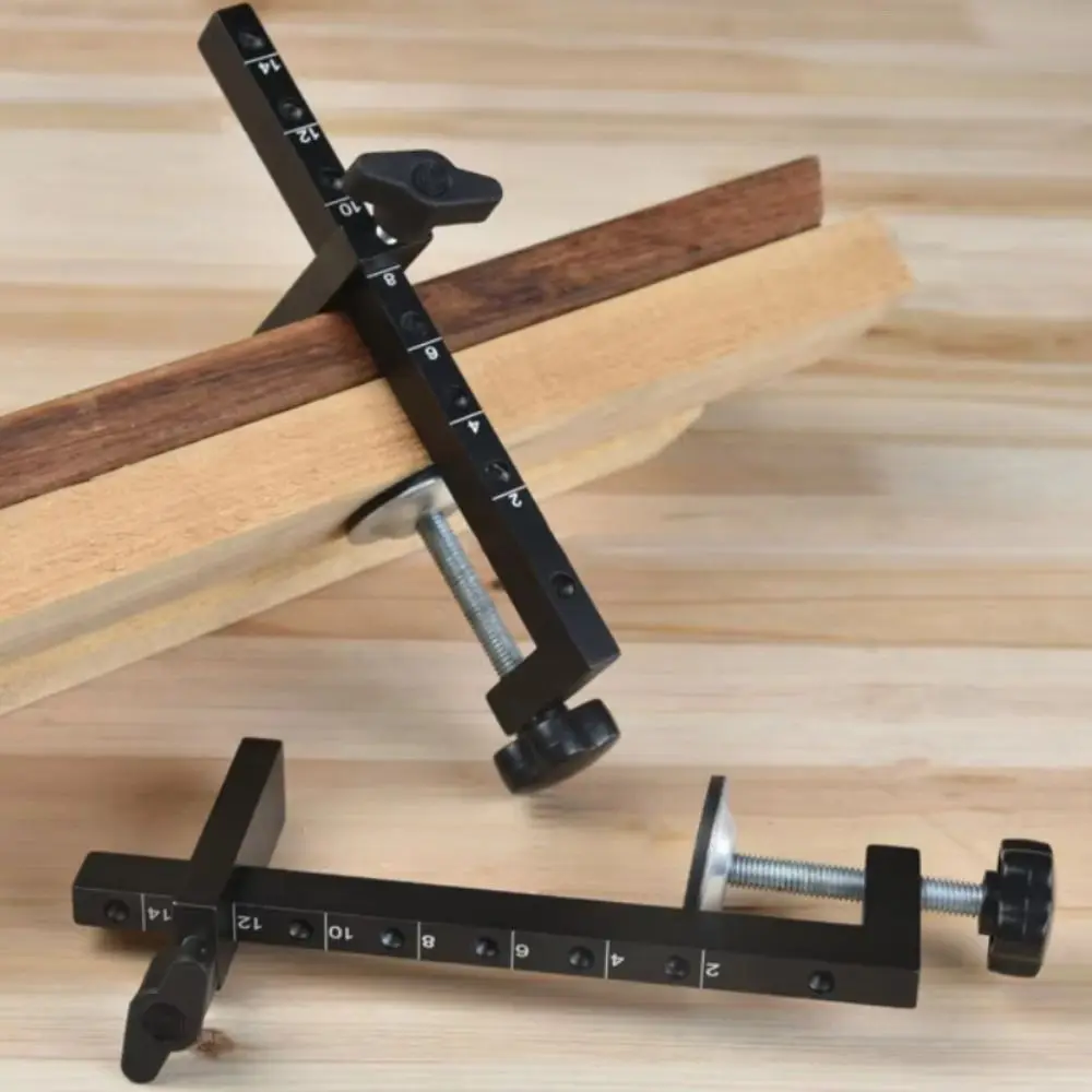 조절식 목공 클램프 철제 구조 143mm 사이즈 역방향 클램프 두께 확장 마이크로 조절 핸들 C-클램프