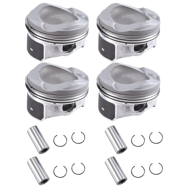 

4Piece Engine Pistons Set & Rings Replacement Parts For Ford KUGA 1.5 MONDEO 1.5 TAURUS 1.5T DS7G-6105-GB DS7G-6105-GC